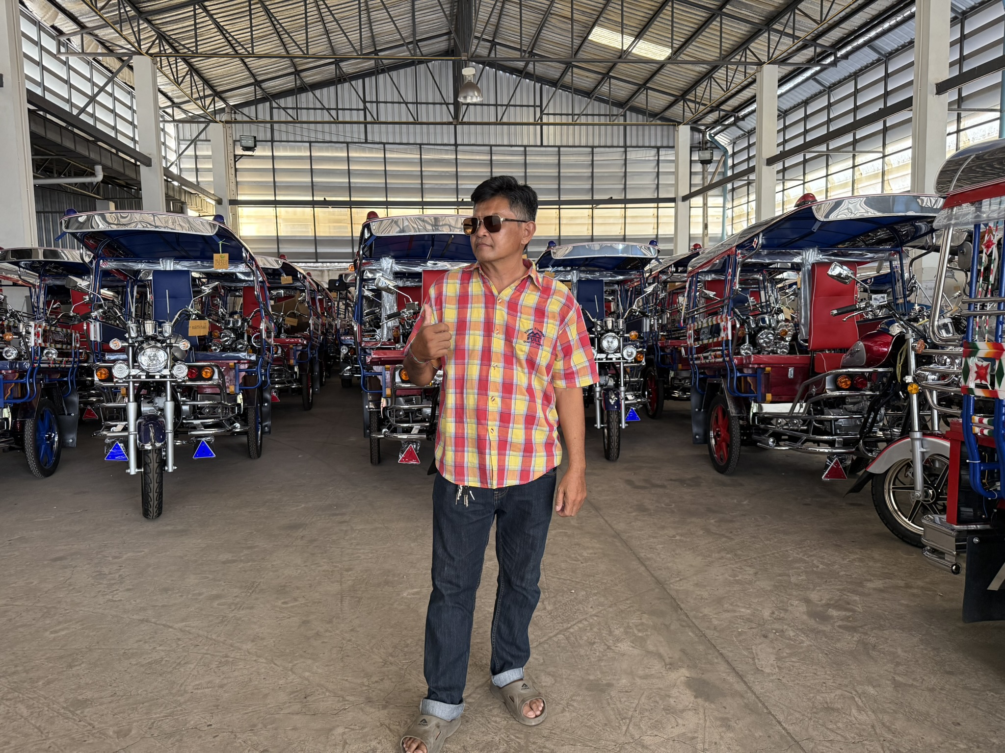 Addy, friendly local tuk tuk driver in Nong Khai Thailand