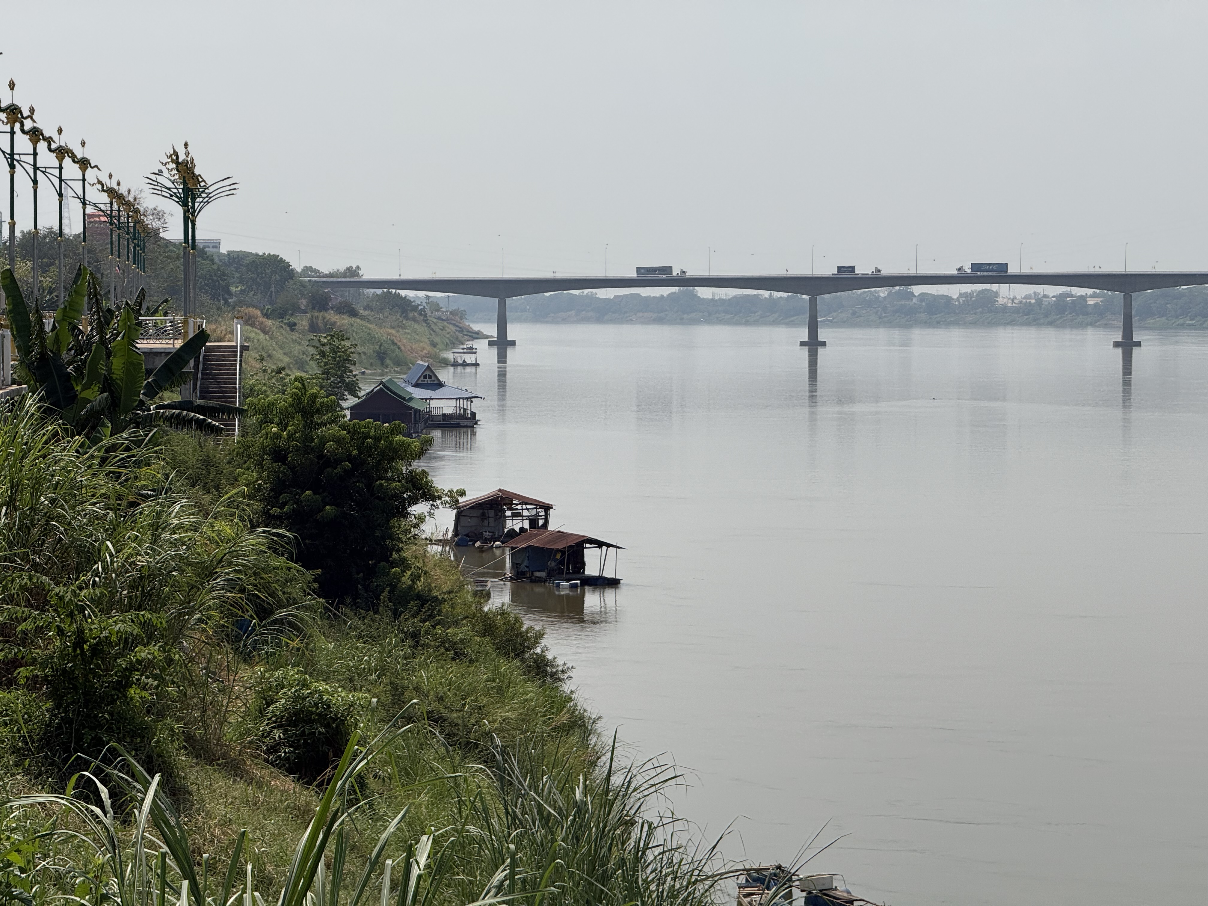 Thai-Lao Friendship Bridge over the Mekong River